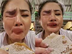 Viral Video: ਛੱਤੇ 'ਚੋਂ ਚੋਰੀ ਸ਼ਹਿਦ ਖਾ ਰਹੀ ਔਰਤ ਦਾ ਮੱਖੀਆਂ ਨੇ ਵਿਗਾੜ ਦਿੱਤਾ ਮੂੰਹ!