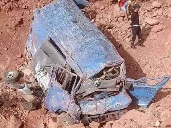 Morocco minibus crash accident in province of Azilal total 24 people died Morocco minibus crash updates Morocco Bus Accident: मोरक्को के अज़ीलाल प्रांत में भीषण सड़क हादसा, मिनीबस दुर्घटनाग्रस्त, 24 लोगों की मौत