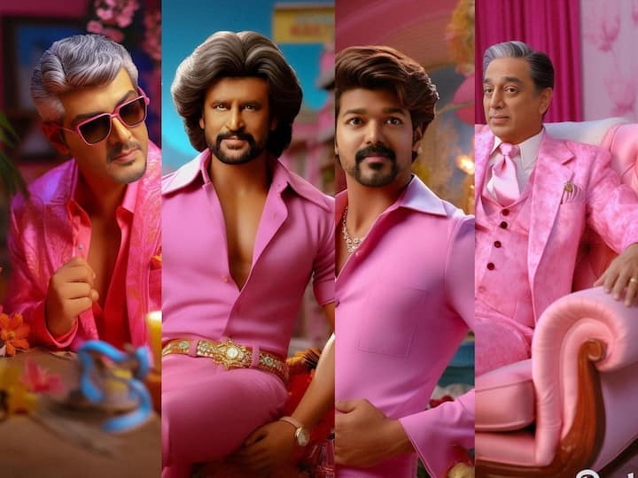 Barbie World Actors : மக்களிடையே பெரும் தாக்கத்தை ஏற்படுத்திய பார்பி படம், கோலிவுட் நடிகர்களையும் விட்டு வைக்காமல் அவர்களை பார்பி மயமாகியுள்ளது. (Photo Credits : Instagram/jayprints)