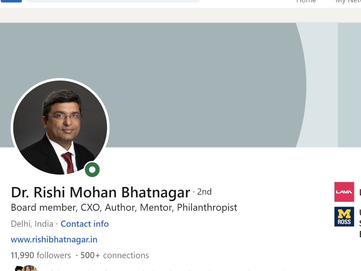 Rishi Mohan Bhatnagar Is The New President Of Homegrown Smartphone Maker Lava International