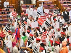 यूपी विधान परिषद में मणिपुर मुद्दे पर सपा सदस्यों का हंगामा, कार्यवाही हुई स्थगित