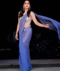 Rashmi Gautham: నీలి రంగు చీరలోన సందమామ నీవే జాణ - రష్మీ అందాల జాతర