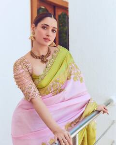 Tamannah Bhatia Is Grace Personified In Classic Saree Look | SEE PICS