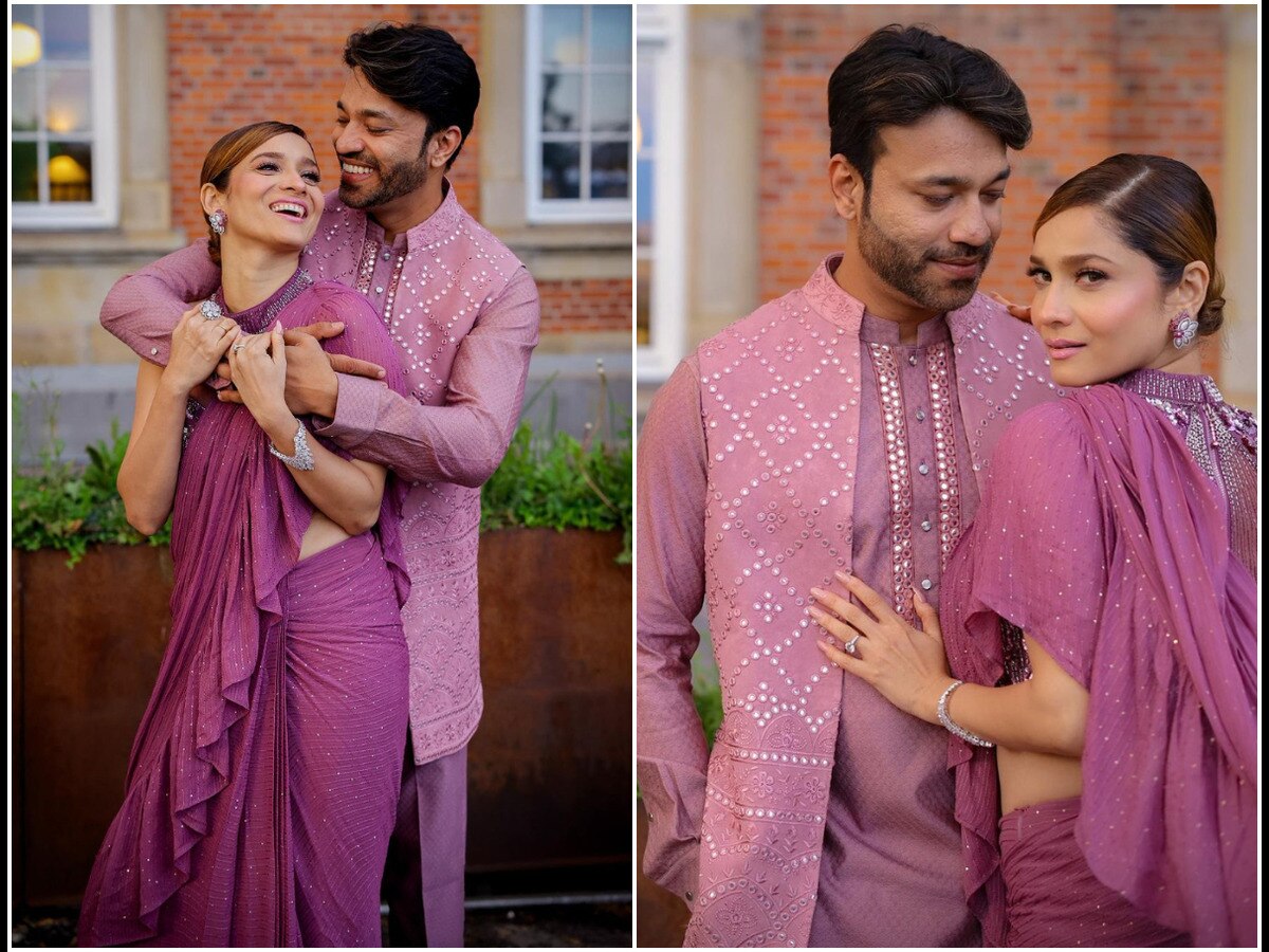 Wife and outlet husband matching dress