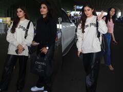 Airport Fashion: रवीना टंडन की डिट्टो कॉपी हैं बेटी राशा थडानी, एयरपोर्ट पर खुले बालों में लगीं बेहद खूबसूरत, देखें तस्वीरें