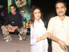 OMG 2 की स्क्रीनिंग में कूल में दिखे अक्षय कुमार, वाइफ के साथ पंकज त्रिपाठी का दिखा सादगी भरा अंदाज, देखें फोटोज