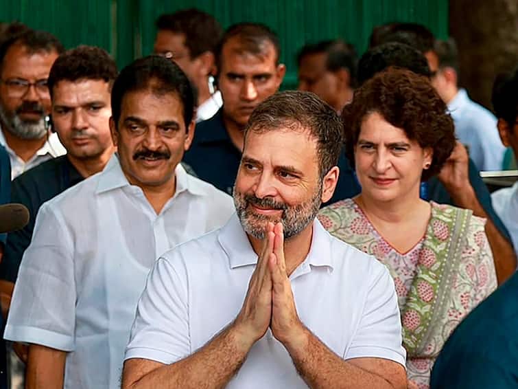 Rahul Gandhi Addresses 1st Public Meeting After Being Reinstated As MP In Rajasthan's Banswara