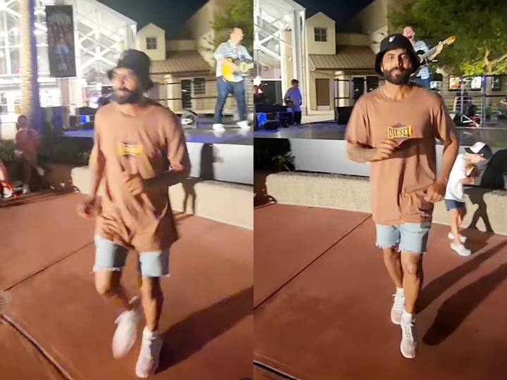Ravindra Jadeja Dancing On The Streets Of USA His Wife Shared Video