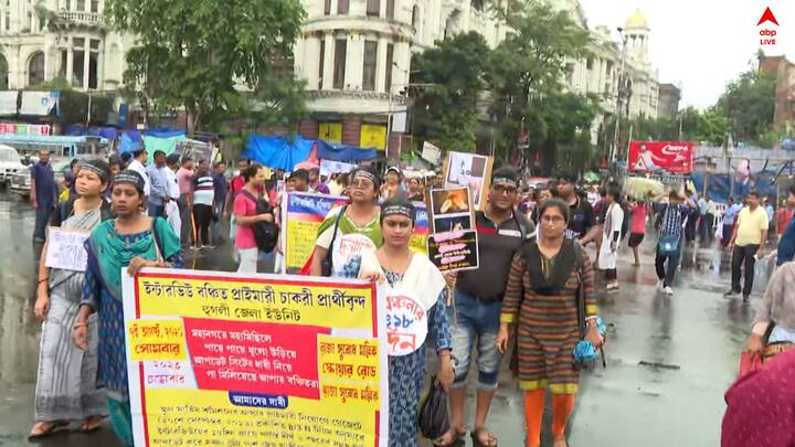 গতকাল সুবোধ মল্লিক স্কোয়ার থেকে ধর্মতলা পর্যন্ত চলে মিছিল, বিক্ষোভ।