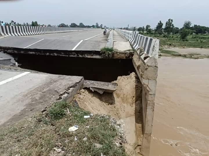 Udham Singh Nagar one portion of dhela bridge collapses near Kashipur NH-74 traffic stopped ANN Dhela Bridge Collapse: एक बार फिर चर्चा में NH-74, काशीपुर के पास ढेला पुल का एक हिस्सा टूटकर गिरा, रोकी गई ट्रैफिक