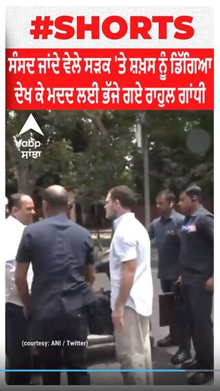 Rahul Gandhi | ਸੰਸਦ ਜਾਂਦੇ ਵੇਲੇ ਸੜਕ 'ਤੇ ਸ਼ਖ਼ਸ ਨੂੰ ਡਿੱਗਿਆ ਦੇਖ ਕੇ ਮਦਦ ਲਈ ਭੱਜੇ ਗਏ ਰਾਹੁਲ ਗਾਂਧੀ
