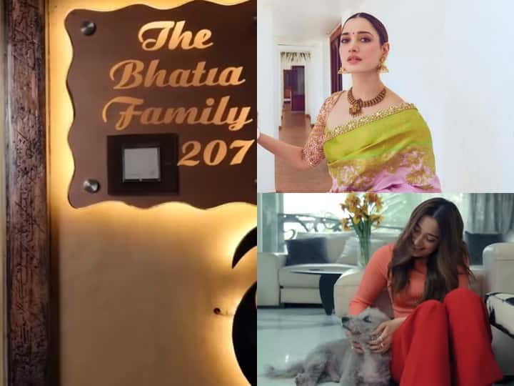 Tamannaah Bhatia's Living Room To Bedroom: तमन्ना भाटिया का घर बहुत ही खूबसूरत और पीसफुल है. तमन्ना बताती हैं कि घर के बाहर बेशक वे एक स्टार हैं लेकिन घर आते ही उनकी पहचान बदल जाती है..