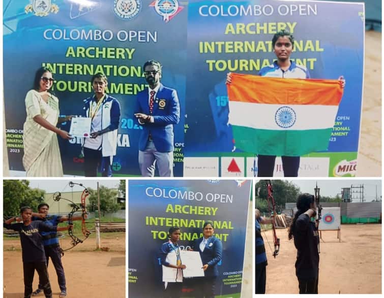 Thoothukudi news Natarkulam student who set a world record in the archery competition TNN வில்வித்தை போட்டியில் உலக சாதனை;  அசத்தும் நாட்டார்குளம் மாணவி