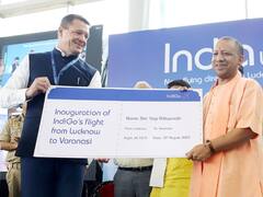 सीएम योगी ने लखनऊ से वाराणसी के बीच पहली हवाई सेवा का किया उद्घाटन, जानें टाइमिंग