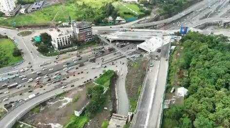 या पुलाचे भव्य दिव्य रुपाचे ड्रोन फोटो आता समोर आले आहेत.