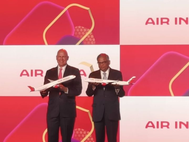 Air India : झाला की मेकओव्हर! Air India चा असा आहे नवीन लूक - Marathi News  | Air India The Maharaja has changed Have you seen the new look of the Air