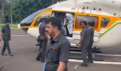 CM in Satara : आधी हेलिकॉप्टरचं मुंबईत इमर्जन्सी लँडिंग, मुख्यमंत्री अखेर साताऱ्यात दाखल