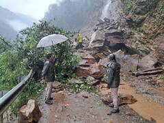 उत्तराखंड में बारिश का कहर जारी, लैंडस्लाइड से रुद्रप्रयाग में 60 मीटर सड़क छतिग्रस्त