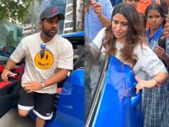 लैंबॉर्गिनी में वाइफ रितिका के साथ नज़र आए रोहित शर्मा, तेज़ी से वायरल हो रहा वीडियो