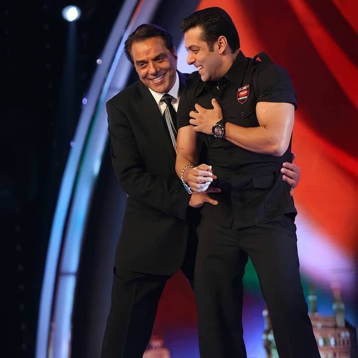 धर्मेंद्र कई बार सलमान खान के रिएलिटी शो यानि बिग बॉस में भी नजर आ चुके हैं. धर्मेंद्र भी सलमान खान अपने बेटे की तरह ही मानते हैं.