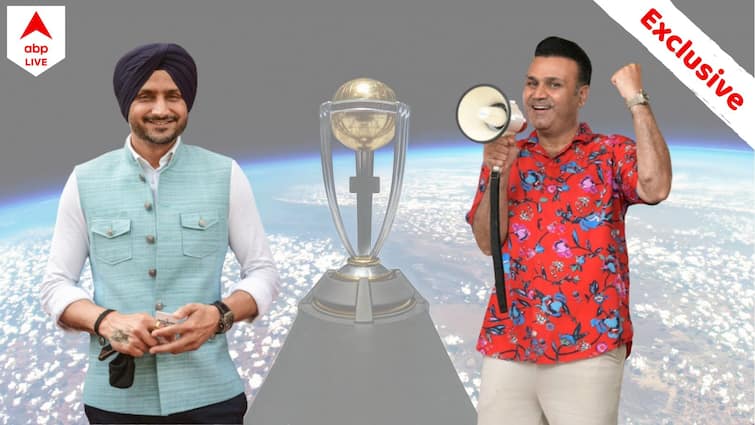 ICC ODI World Cup 2023: Virender Sehwag and Harbhajan Singh likely to visit Kolkata to promote World Cup । ABP Exclusive ABP Exclusive: বিশ্বকাপের প্রচারে চমক? শহরে আসতে পারেন সহবাগ-হরভজন, ইডেন পর্যন্ত ব়্যালির পরিকল্পনা