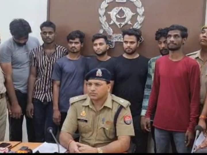 Ghaziabad Police Crime Branch Arrested 7 Accused of stealing copper wire from track of Rapid Metro train UP Crime News: रैपिड मेट्रो ट्रेन के ट्रैक से तांबे के तार चोरी करने वाले गैंग का खुलासा, सात युवक गिरफ्तार