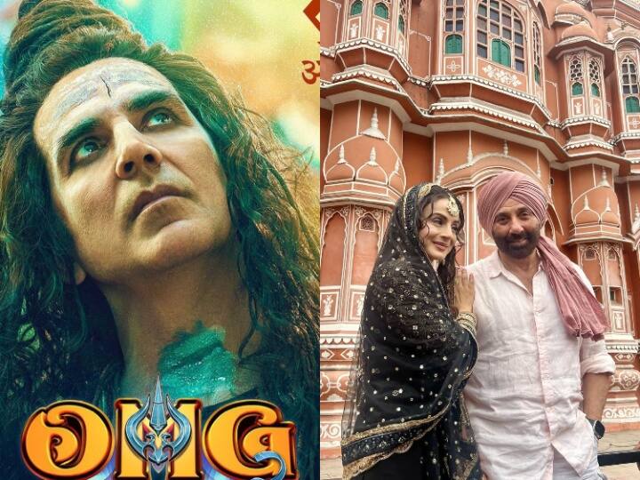 OMG 2 scene akshay kumar singing sunny deol gadar 2 song udd jaa kaale kaava song OMG 2: 'गदर 2' से क्लैश पर अक्षय कुमार को आई सनी देओल की याद, फिल्म में गाते दिखे ये गाना