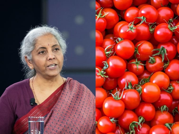 India starts importing tomatoes from Nepal amid price spike says Finance minister Nirmala Sitharaman Tomato Import : नेपाळमधून भारतात टोमॅटोची आयात, वाढत्या किमंतीवर नियंत्रणासाठी निर्णय; अर्थमंत्री सीतारामण यांची माहिती