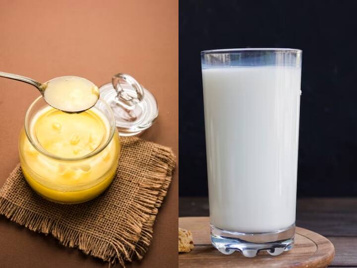benefits of drinking milk mixed with desi ghee health news hindi दूध में 'देसी घी' मिलाकर पीने की डालें आदत, दूर हो सकते हैं ये गंभीर रोग