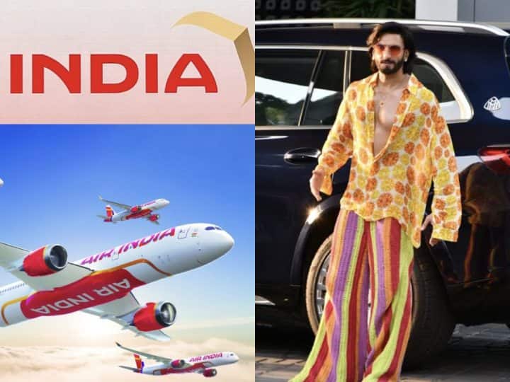 Air India’s logo and design changed, so the user made a big announcement about Ranveer Singh;  Some reactions came like this