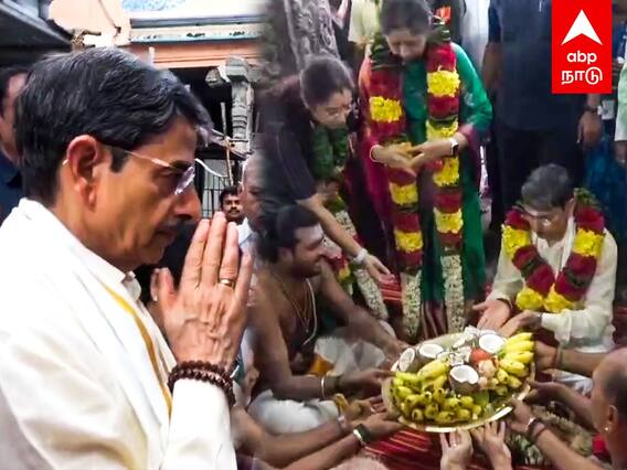 RN Ravi Temple Visit : அண்ணாமலையை கும்பிட்ட ஆளுநர்!