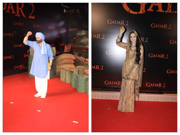 'Gadar 2' starring Sunny Deol and Ameesha Patel starrer released on August 11. The makers hosted a special screening on Friday night attended by many celebs.