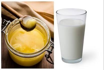 Drinking milk mixed with desi ghee has wonderful benefits for health, this disease will be protected Health: દૂધમાં દેશી ઘી મિક્સ કરીને પીવાથી સ્વાસ્થ્યને થાય છે અદભૂત ફાયદા, આ બીમારીથી થશે બચાવ