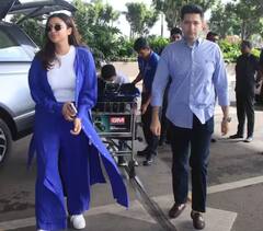 ਰਾਜ ਸਭਾ ਤੋਂ ਮੁਅੱਤਲ ਹੋਣ ਤੋਂ ਪਹਿਲਾਂ ਮੰਗੇਤਰ ਪਰਿਣੀਤੀ ਚੋਪੜਾ ਨਾਲ ਏਅਰਪੋਰਟ 'ਤੇ ਨਜ਼ਰ ਆਏ ਰਾਘਵ ਚੱਢਾ, ਚਿਹਰੇ 'ਤੇ ਨਜ਼ਰ ਆਈ ਟੈਂਸ਼ਨ!