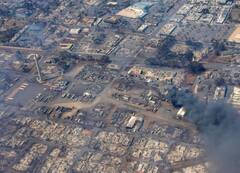 अमेरिका के जंगलों में आग ने मचाई तबाही, अब तक 55 की मौत, सैकड़ों इमारतें खाक, अरबों का नुकसान