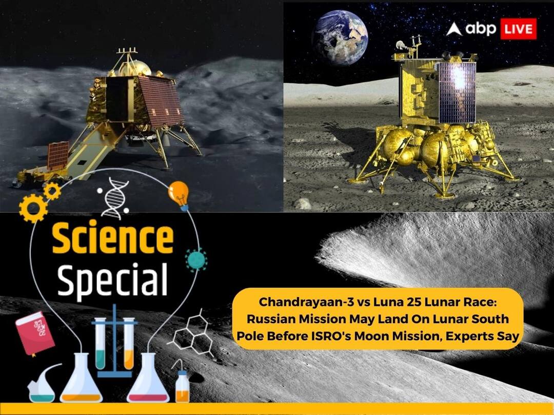 Chandrayaan3 vs Luna 25 Lunar Race Russian Moon Mission Land Lunar South Pole Before ISRO Third Moon Mission August 21 Experts Say Chandrayaan-3 vs Luna 25 Lunar Race: Russian Mission May Land On Lunar South Pole Before ISRO's Moon Mission, Experts Say
