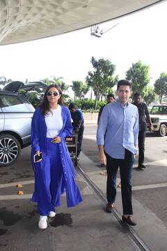 राज्यसभा से निलंबित होने से पहले मंगेतर परिणीति चोपड़ा के साथ एयरपोर्ट पर स्पॉट हुए राघव चड्ढा, चेहरे पर दिखी टेंशन!