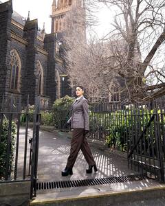 Mrunal Thakur Turns Up The Heat In Sharp 'Suit And Tie' - SEE PICS