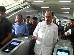 Ajit Pawar : पुण्यात अजित पावारांची मेट्रोवारी; पाहा फोटो...