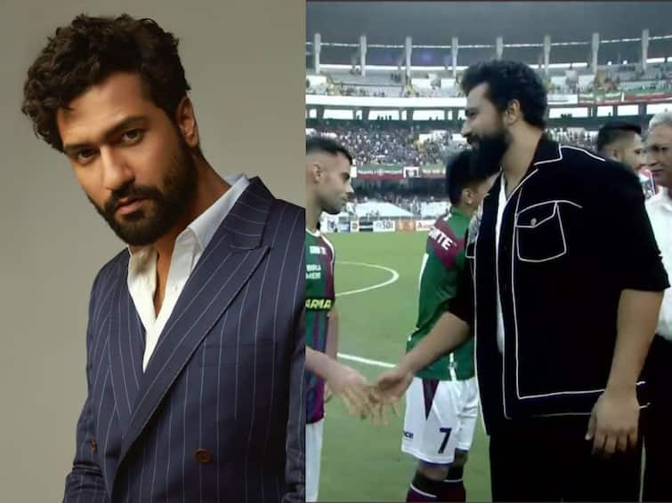 Vicky Kaushal is in Kolkata to watch Mohunbagan and East Bengal match in Yuva Bharati Vicky Kaushal: যুবভারতীতে মুখোমুখি মোহনবাগান-ইস্টবেঙ্গল, ম্যাচ দেখতে শহরে হাজির ভিকি কৌশল