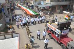 Sangli News : मिरजेत तब्बल 375 फूट तिरंगा रॅली; 'विविधता मे एकता'ची दिली हाक