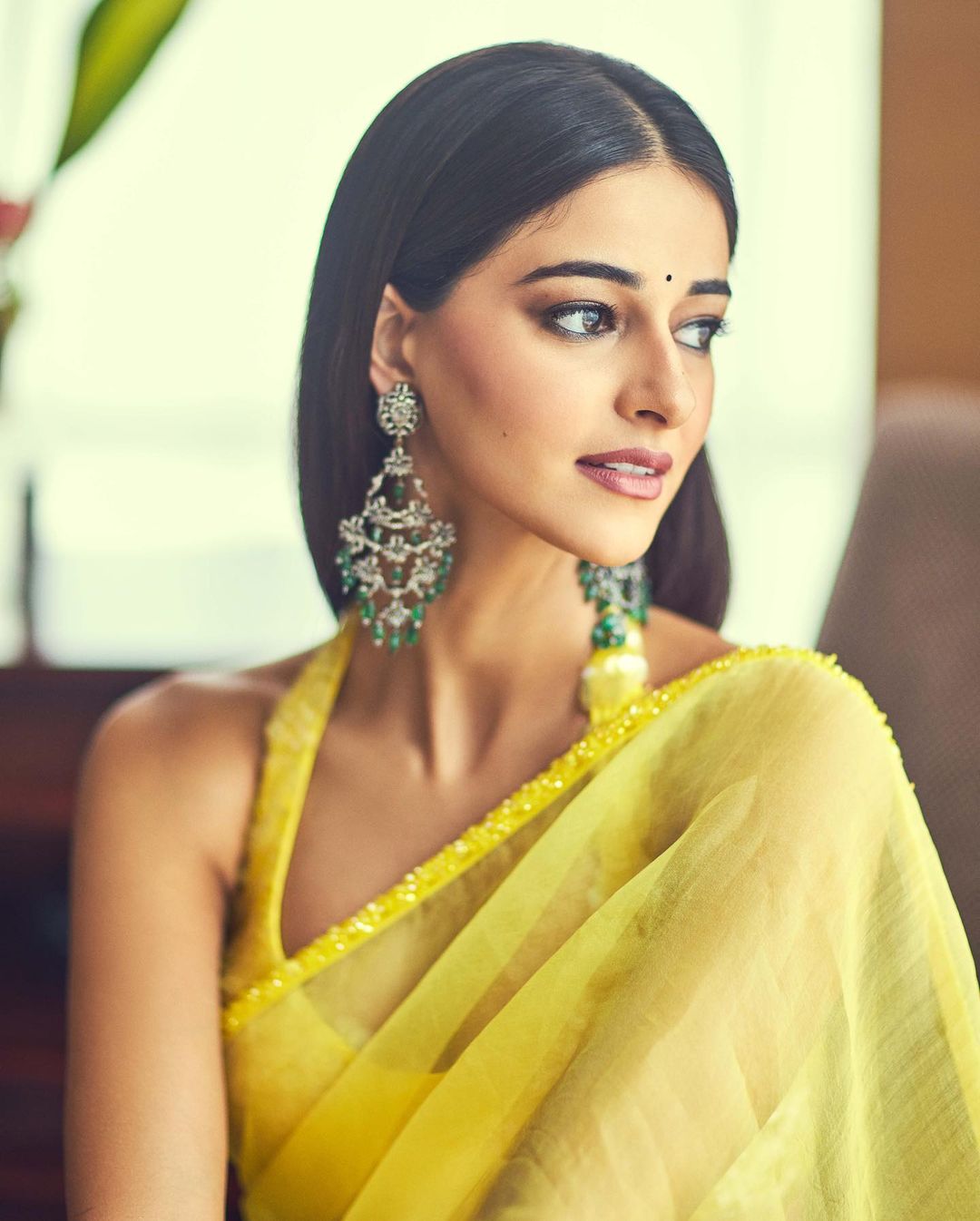 Nazriya Nazim radiates in a yellow saree at 