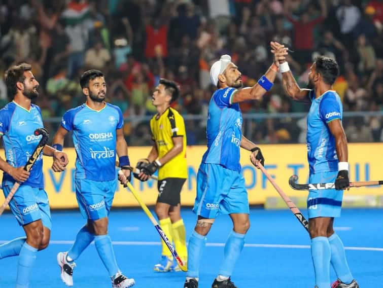 Asian Champions Trophy 2023 Final India beat Malaysia 4 3 to win the title Asian Champions Trophy 2023 Final : भारतच आशियाचा 'किंग'! मलेशियाचा पराभव करत चॅम्पियन्स ट्रॉफीवर कोरलं नाव, भारतीय हॉकी संघाची शानदार कामगिरी