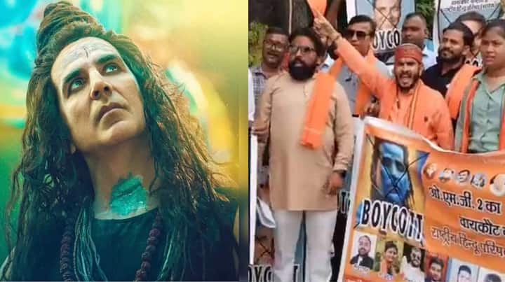 Hindu outfits protest against release of Akshay Kumar s film OMG 2 ਹਿੰਦੂ ਸੰਗਠਨ ਵੱਲੋਂ ਅਕਸ਼ੈ ਕੁਮਾਰ ਦੀ OMG 2 ਦਾ ਸਖਤ ਵਿਰੋਧ, ਅਦਾਕਾਰ ਨੂੰ ਥੱਪੜ ਮਾਰਨ ਲਈ 10 ਲੱਖ ਦਾ ਰੱਖਿਆ ਇਨਾਮ