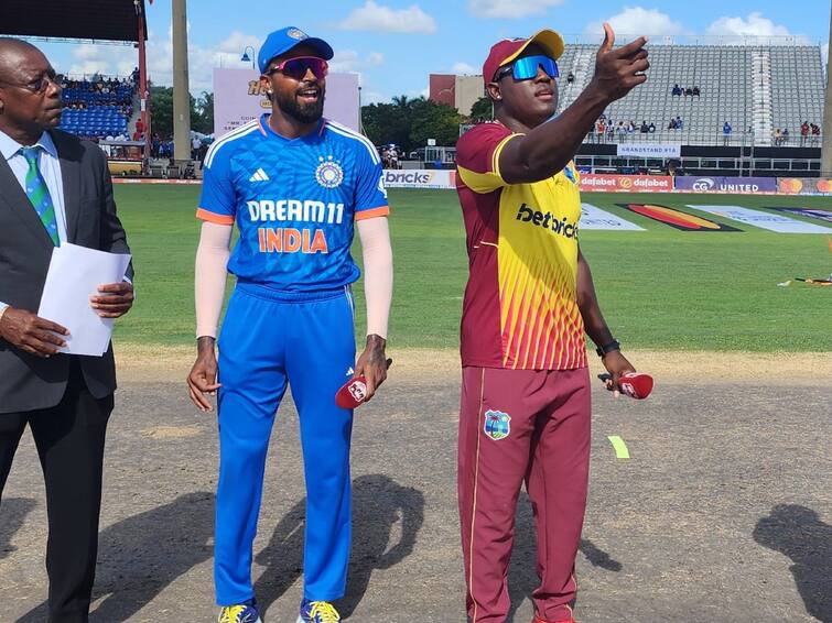 IND Vs WI 4th T20I: West Indies Won The Toss Chose to Bat First Against India IND Vs WI: నాలుగో టీ20లో టాస్ గెలిచిన వెస్టిండీస్ - హైస్కోరింగ్ మ్యాచ్ కన్ఫర్మ్!