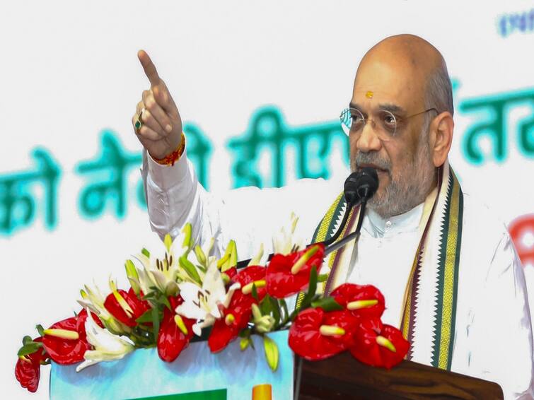 Amit Shah In Gujarat Koteshwar Lays Foundation Stone For BSF Mooring Place 'I Sleep Peacefully As You Stand There': Amit Shah Lays Foundation Stone For BSF Mooring Place In Gujarat