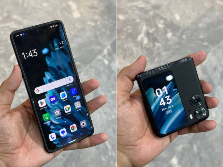 Oppo Find N2 Flip: इस फोन की कीमत 89,999 रुपये है लेकिन रिलायंस डिजिटल पर ये सस्ते में बेचा जा रहा है. फोन में 6.8 इंच की फुल एचडी प्लस डिस्प्ले,50+8MP का ड्यूल कैमरा सेटअप,32MP का फ्रंट कैमरा और Mediatek Dimensity 9000+ चिपसेट का सपोर्ट मिलता है. स्मार्टफोन में 4300 mAh की बैटरी मिलती है.