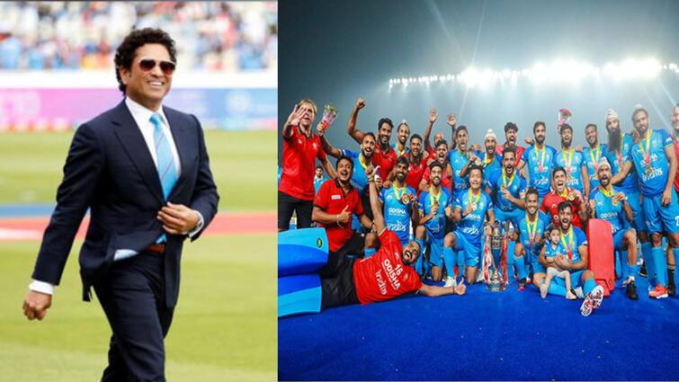 Sachin Tendulkar congratulates Indian men's hockey team for their 'outstanding' ACT title victory Sachin Tendulkar: হরমনপ্রীতদের শুভেচ্ছাবার্তা, সোশ্যাল মিডিয়ায় কী লিখলেন মাস্টার ব্লাস্টার?