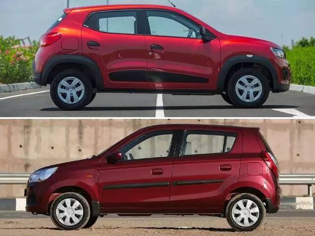 Maruti Alto K10 vs Renault Kwid: કિંમત-કિંમત વિશે વાત કરીએ તો, મારુતિના VXI 1.0L નોર્મલ AMT પેટ્રોલ વેરિઅન્ટની એક્સ-શોરૂમ કિંમત રૂ 5,49,500 છે. Renault RXT 1.0L નોર્મલ AMT વેરિઅન્ટની એક્સ-શોરૂમ કિંમત રૂ 5,86,000 છે. જ્યારે મારુતિના STD 1.0L નોર્મલ વેરિઅન્ટની કિંમત રૂ. 3,99,000 છે અને Renault Kwidના RXL 0.8L નોર્મલ વેરિઅન્ટની કિંમત રૂ. 4,70,000 છે.