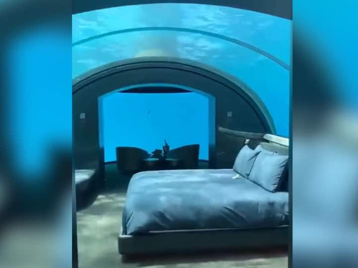 Anand Mahindra Share Video Of Underwater Hotel The Muraka In Maldives समंदर के नीचे बना है ये 'अंडरवाटर होटल', जहां एक रात रुकने के लिए देने पड़ेंगे 41 लाख रुपये, देखें शानदार VIDEO